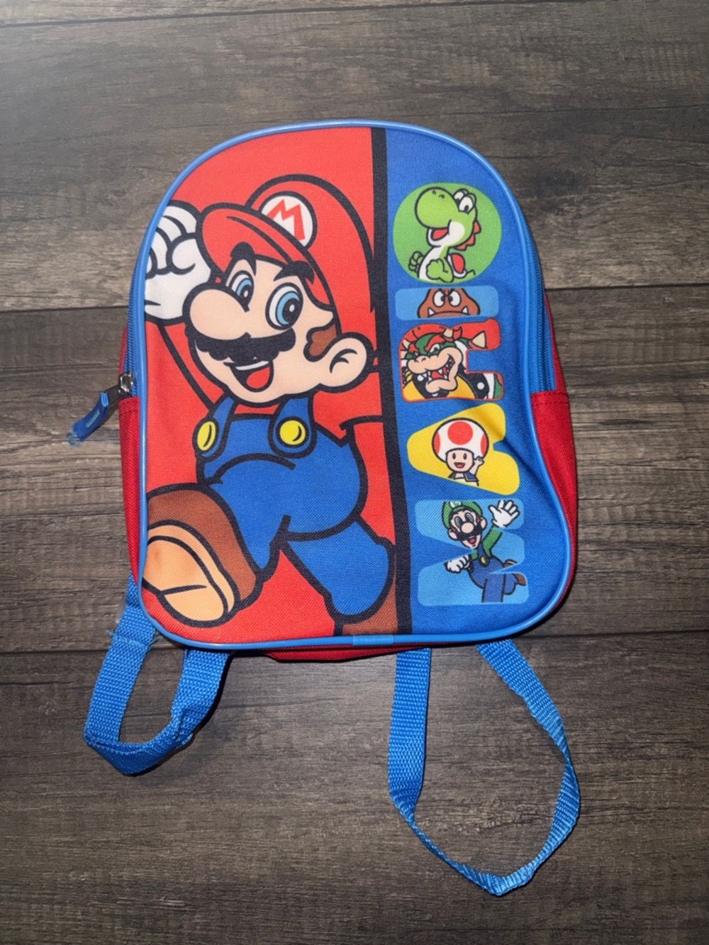 Super Mario Kids Backpack by Nintendo - Red and Blue